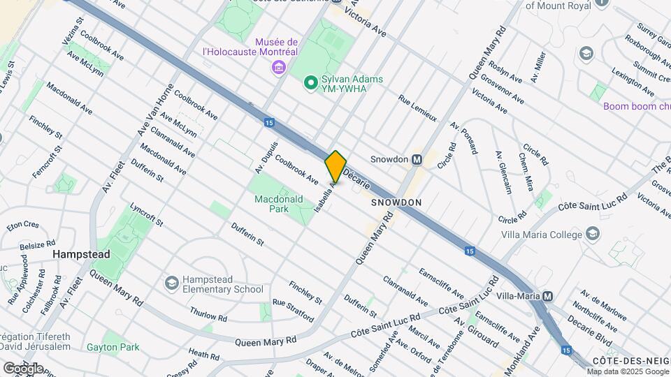 5285 Coolbrook Av Map and Location Details
