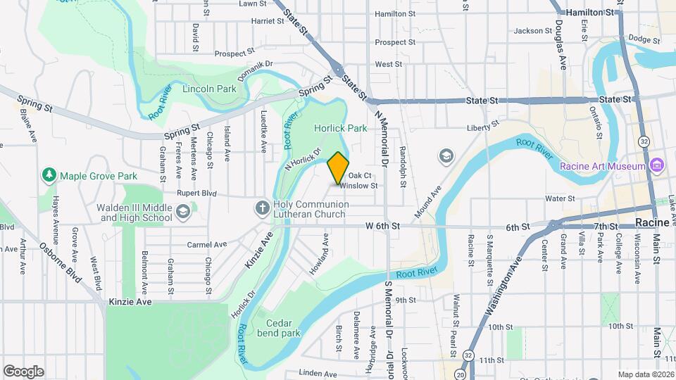 1705 Winslow St Map and Location Details