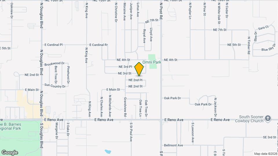 9719 NE 2nd Pl Map and Location Details