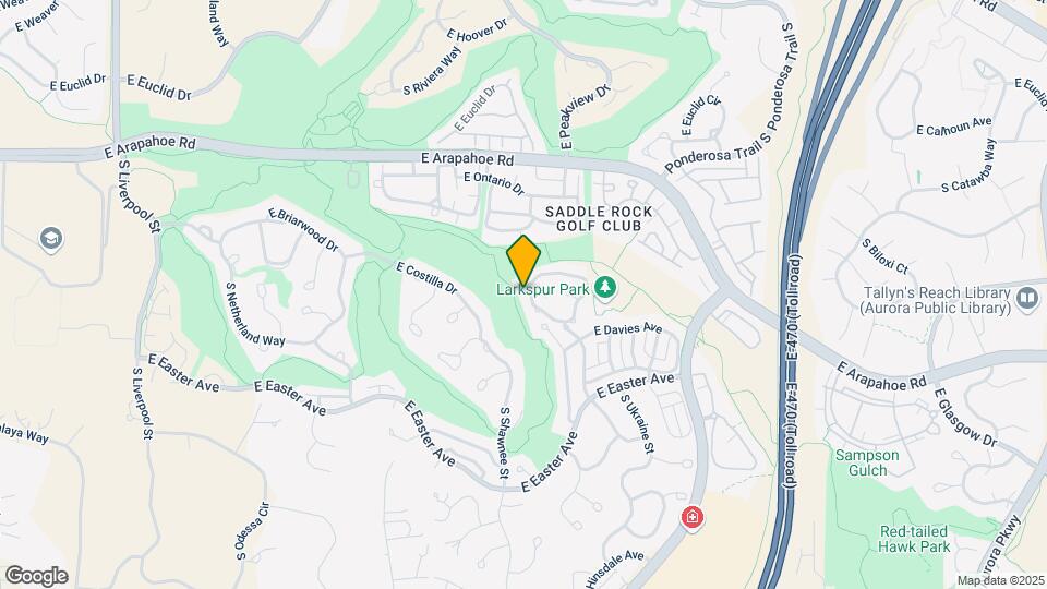 22351 E Plymouth Cir Map and Location Details
