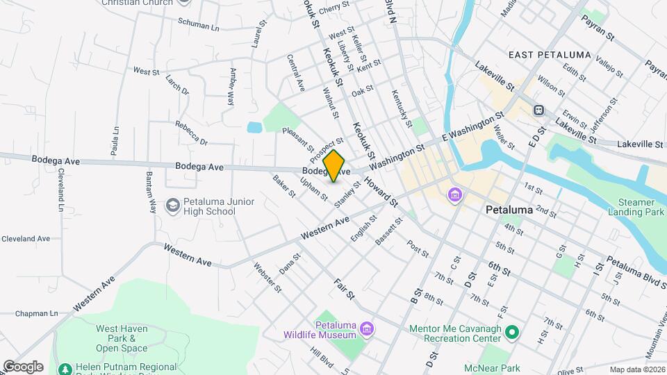 422 Upham St Map and Location Details