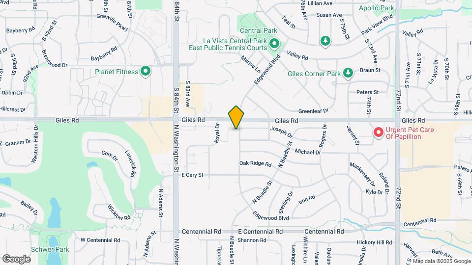 1308 Edgewood Blvd Map and Location Details