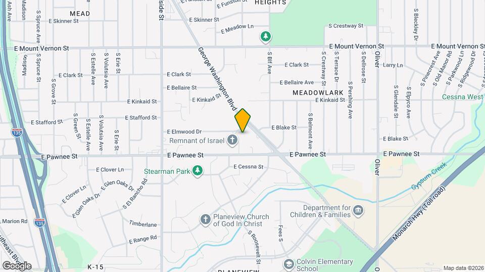 3719 E Elmwood Dr Map and Location Details