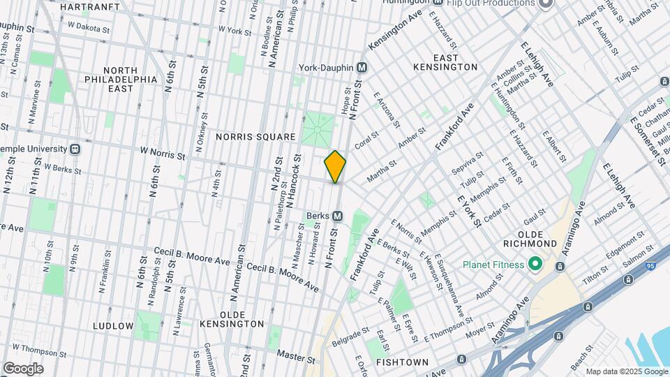 1942 N Front St Mapa y Detalles de la Ubicación