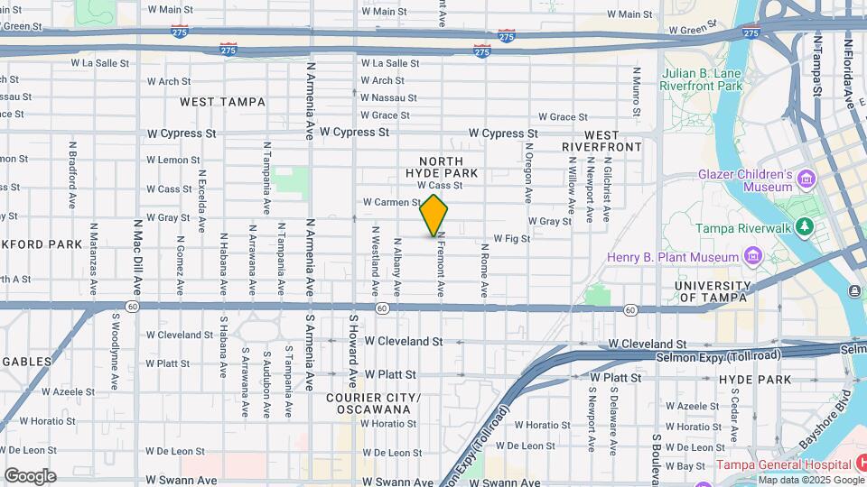 306 N Fremont Ave Map and Location Details