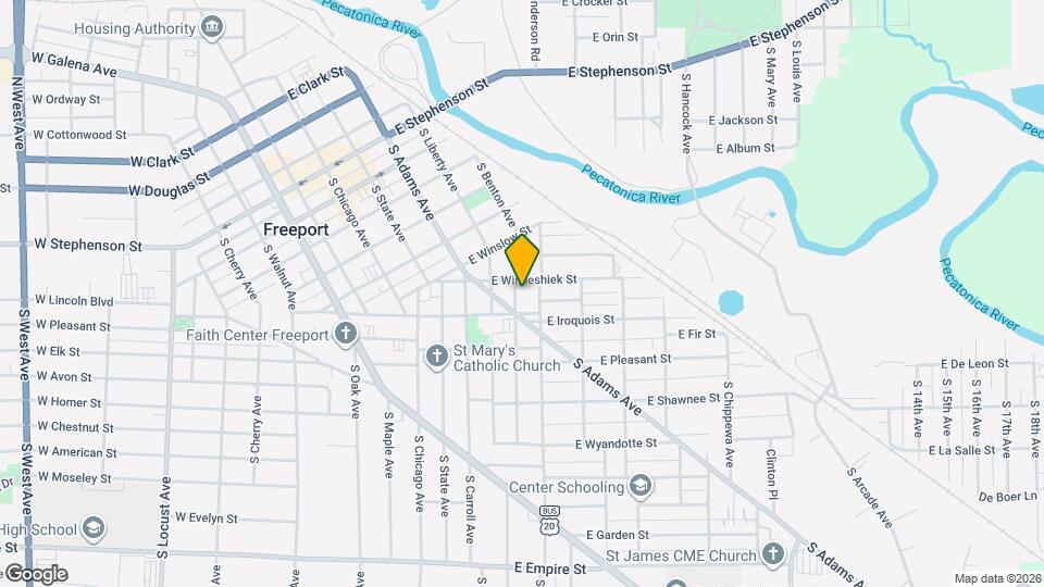 477 S Benton Ave Mapa y Detalles de la Ubicación