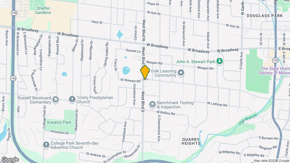 918 W Stewart Rd Map and Location Details