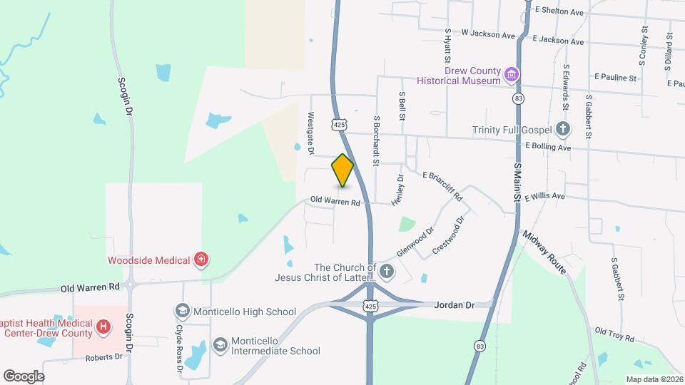 732 Old Warren Rd Map and Location Details