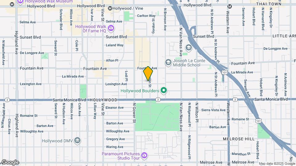 1203 Gordon St, Unit 1205 Map and Location Details