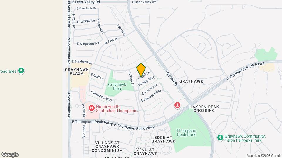 7673 E Quill Ln Map and Location Details