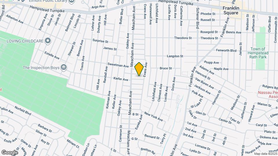 1316 Mcclure Ave Map and Location Details