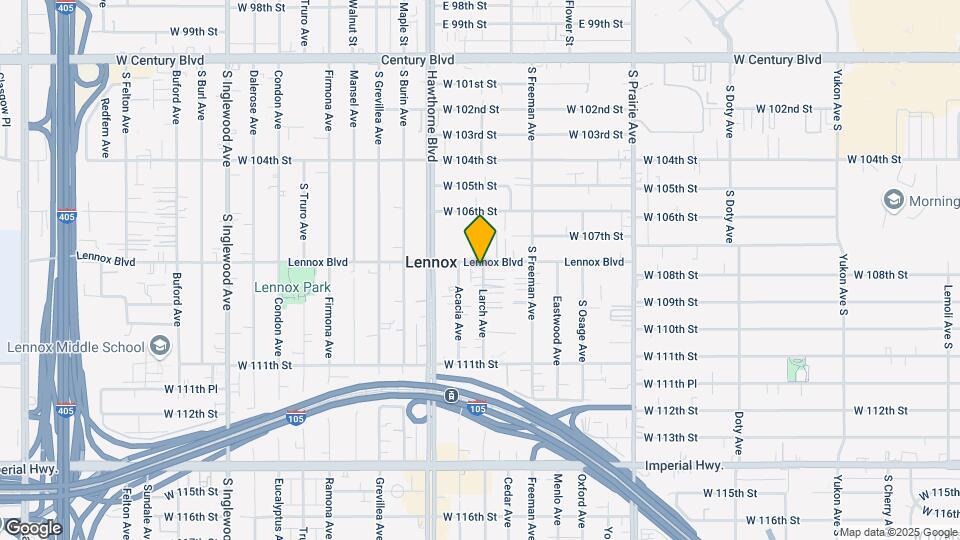 4302 Lennox Blvd Map and Location Details