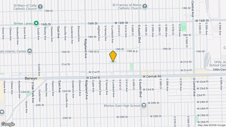 6843 W 21st St, Unit 6843 West 21st St Map and Location Details
