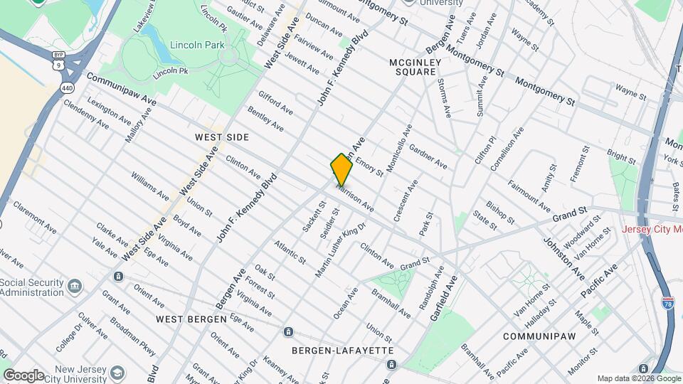 115 Harrison Ave Map and Location Details