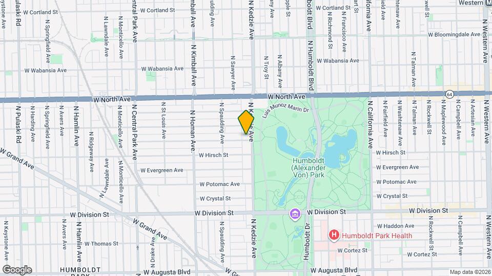 3208 W Beach Ave Mapa y Detalles de la Ubicación