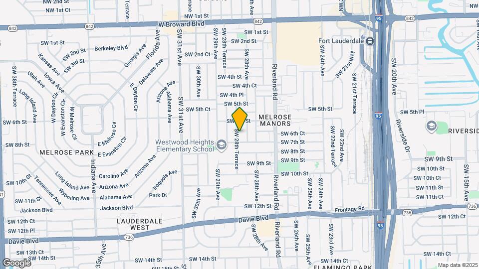 650 SW 28th Terrace Map and Location Details