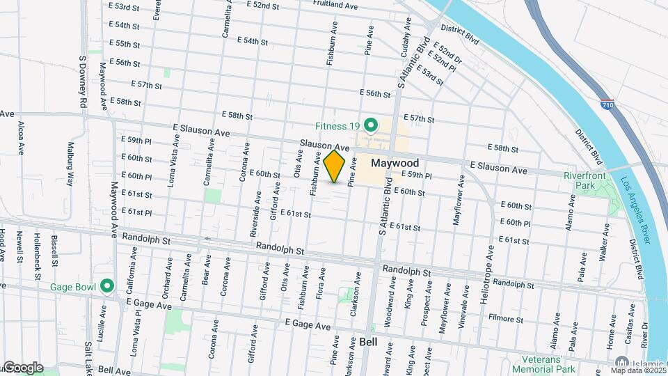 4334-4338 E 60th St Mapa y Detalles de la Ubicación