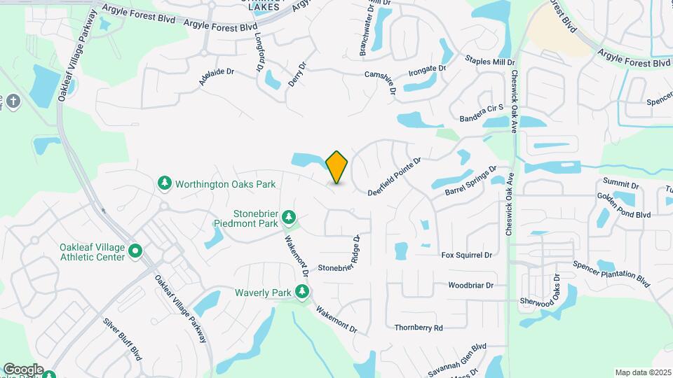 2916 Piedmont Manor Dr Map and Location Details