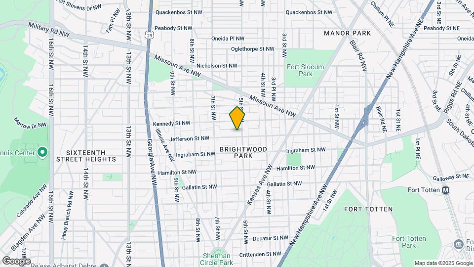 505 Jefferson St NW Map and Location Details