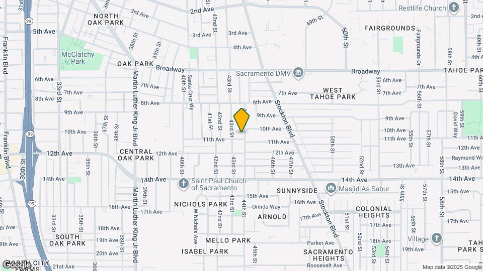 3546 44th St Map and Location Details