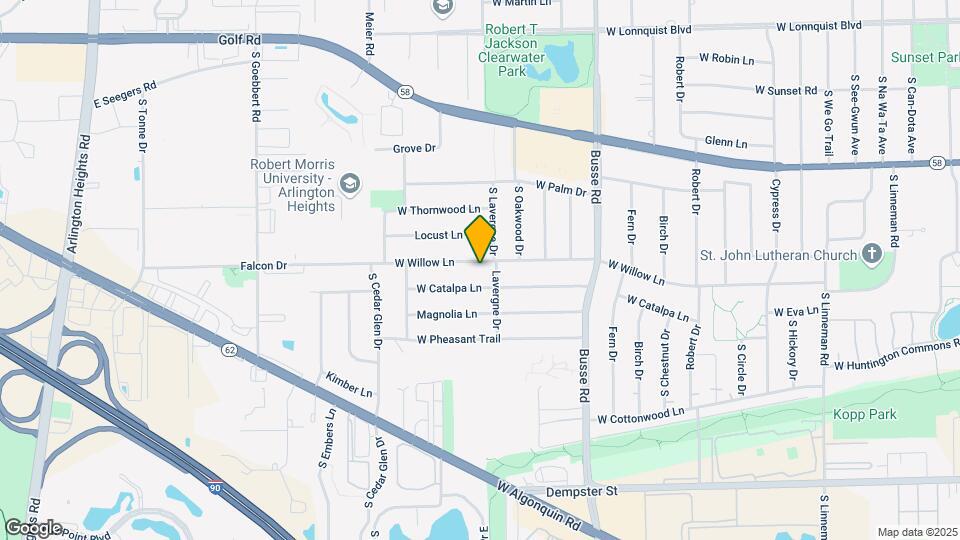 1805 W Willow Ln Map and Location Details
