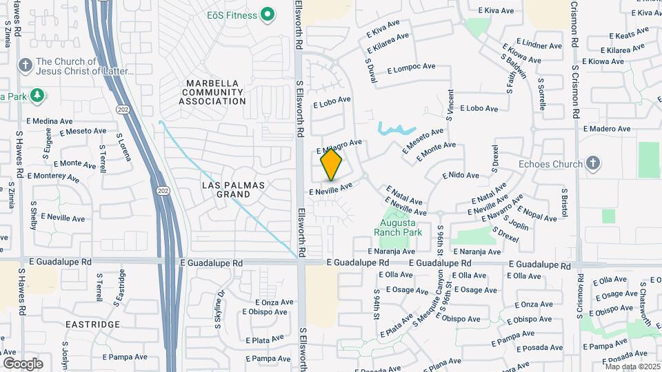 9251 E Monterey Ave Map and Location Details