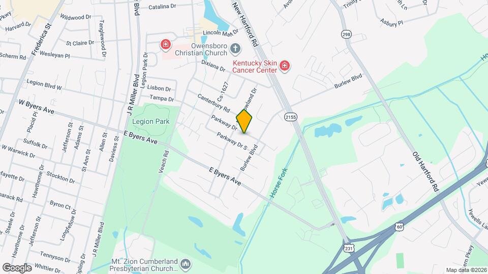 924 Parkway Dr Map and Location Details