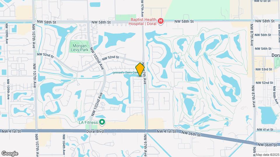 9747 NW 49th Terrace Map and Location Details