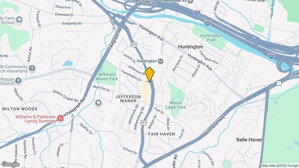 5816 N Kings Hwy Map and Location Details