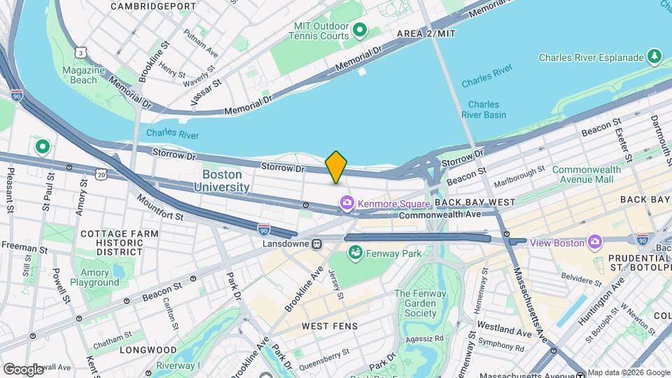 112 Bay State Rd Map and Location Details