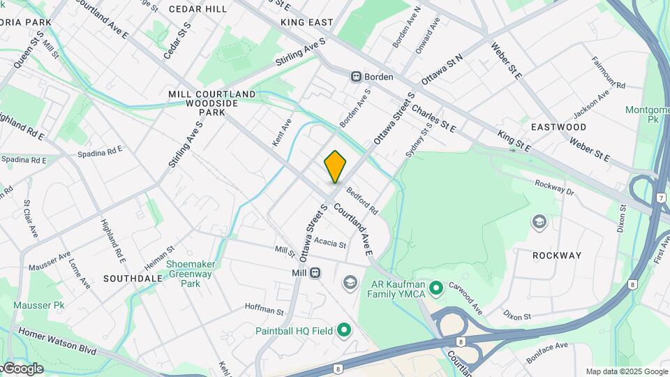 208 Ottawa Street S Map and Location Details