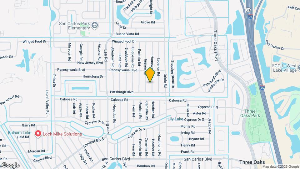 17540 Homewood Rd Map and Location Details