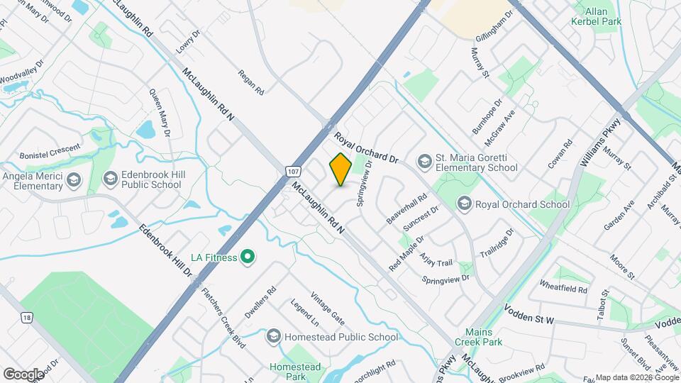 63 Cedarwood Cres Map and Location Details