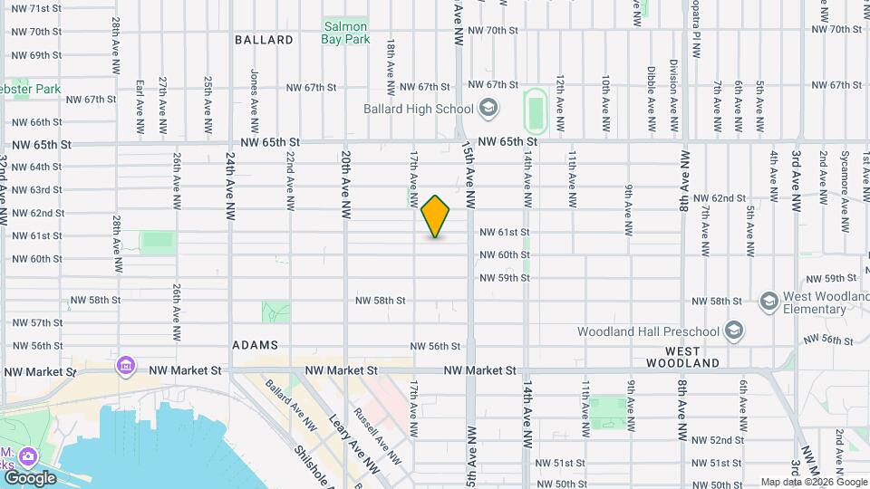 1536 NW 60th St Map and Location Details