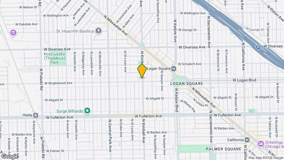 2602 N Kimball Ave, Unit 4 Map and Location Details