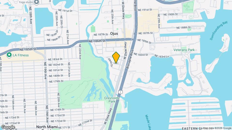 2532 NE 182nd St Map and Location Details