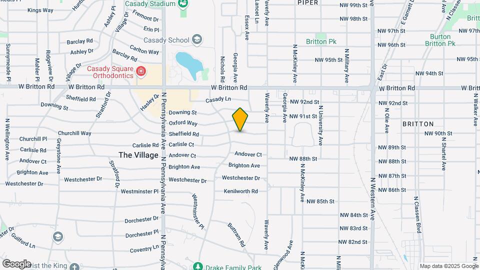 1406 Sheffield Rd Map and Location Details