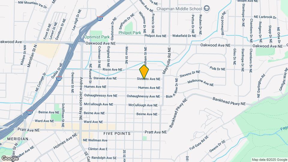 1426 Stevens Ave NE Map and Location Details