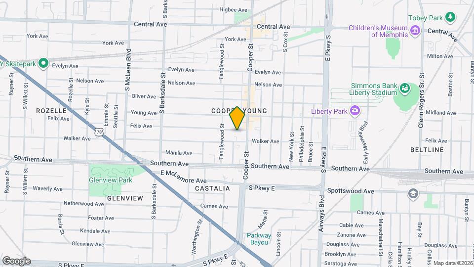 2109 Felix Ave Map and Location Details