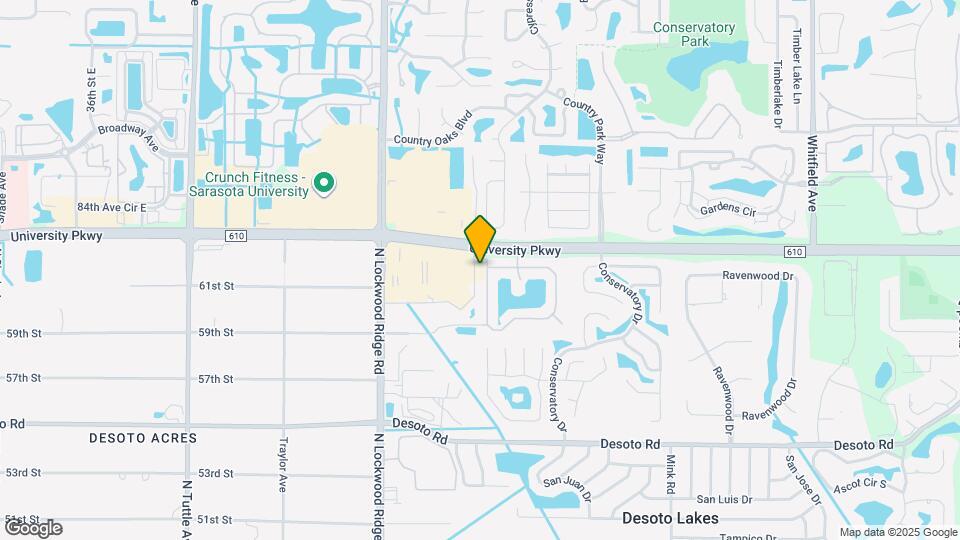 3821 Parkridge Cir Map and Location Details