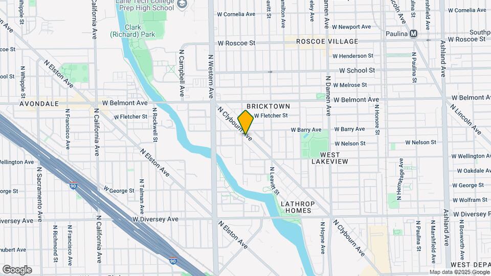 3047 N Oakley Ave Map and Location Details