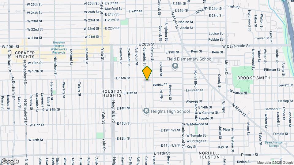 1536 Columbia St Map and Location Details