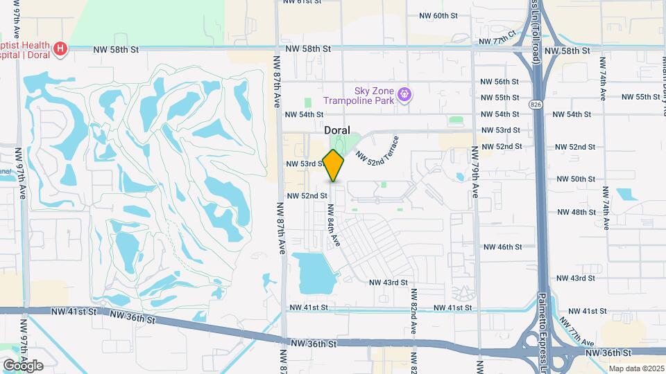 5251 NW 84th Ave Map and Location Details