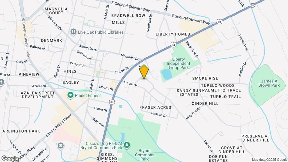 203 Fraser St Map and Location Details