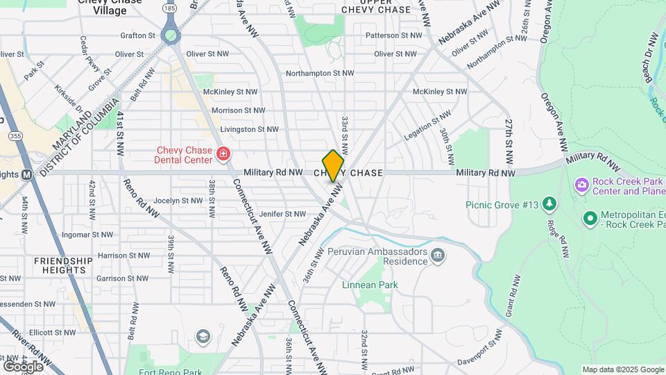 5334 Nebraska Ave NW Map and Location Details