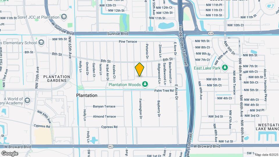 561 Gardenia Ln Map and Location Details