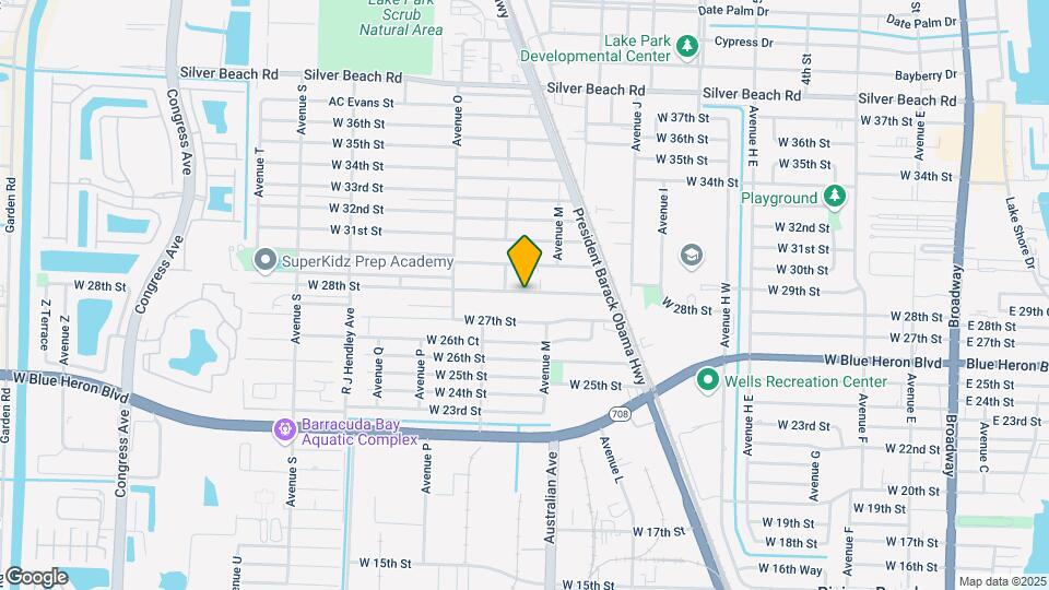 1165 W 28th St Map and Location Details