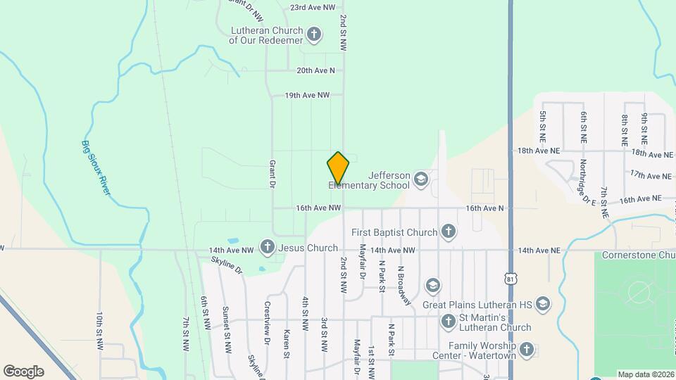 1622 3rd St NW Map and Location Details