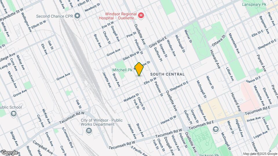 1360 Dougall Ave Map and Location Details