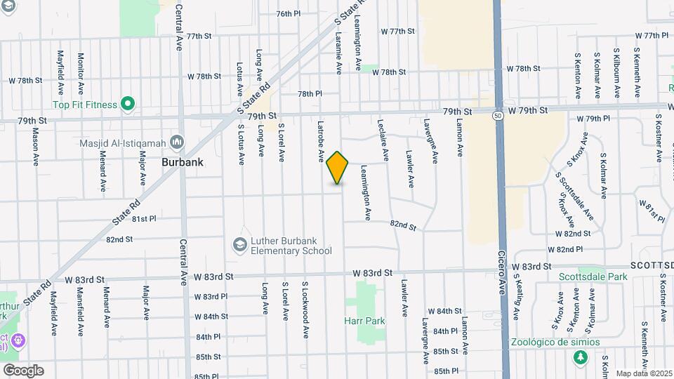 8068 S Laramie Ave Map and Location Details